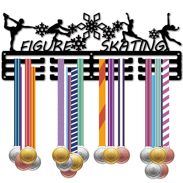 PandaHall Fashion Iron Medal Hanger Holder Display Wall Rack, 3-Line, with Screws, Black, Figure Skating, Sports, 150x400mm, Hole: 5mm Iron...
PandaHall Fashion Iron Medal Hanger Holder Display Wall Rack, 3-Line, with Screws, Black, Figure Skating, Sports, 150x400mm, Hole: 5mm Iron...