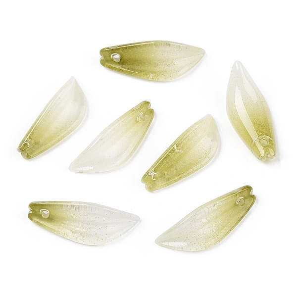 PandaHall Two Tone Glass Pendants, Cosmos Bipinnatus Leaf Charms, Dark Khaki, 21.5x8x5.5mm, Hole: 1.2mm Glass Leaf
PandaHall Two Tone Glass Pendants, Cosmos Bipinnatus Leaf Charms, Dark Khaki, 21.5x8x5.5mm, Hole: 1.2mm Glass Leaf
