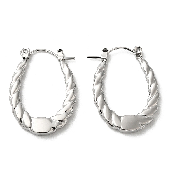 PandaHall 304 Stainless Steel Hoop Earrings for Women, Teardrop, Stainless Steel Color, 26x19.5x3mm 304 Stainless Steel Teardrop
PandaHall 304 Stainless Steel Hoop Earrings for Women, Teardrop, Stainless Steel Color, 26x19.5x3mm 304 Stainless Steel Teardrop