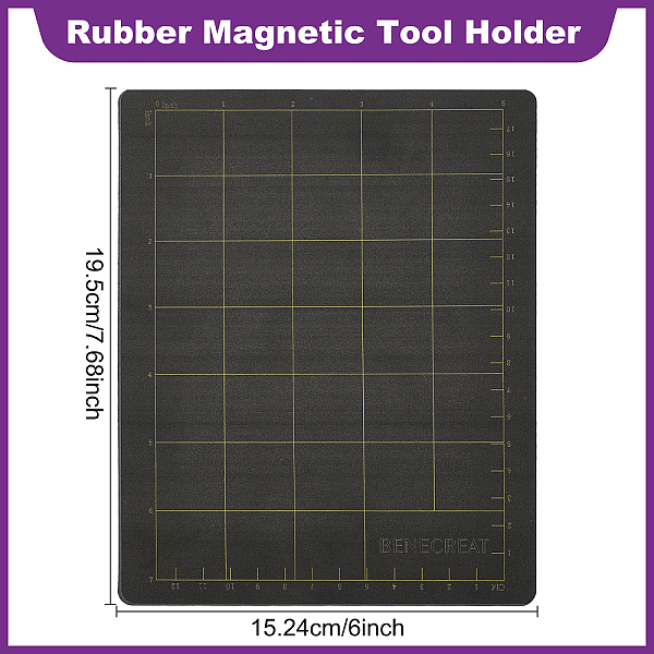 PandaHall BENECREAT 2pcs 19.5x15.3cm Black Magnetic Shim, Embossing Magnetic Mat for Die Cutter, 0.14cm Thick Rubber Black
PandaHall BENECREAT 2pcs 19.5x15.3cm Black Magnetic Shim, Embossing Magnetic Mat for Die Cutter, 0.14cm Thick Rubber Black