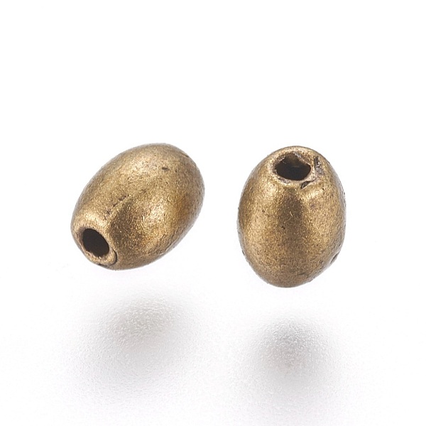 PandaHall Tibetan Style Alloy Beads, Lead Free & Nickel Free & Cadmium Free, Antique Bronze Color, Oval, 5mm long, 4mm thick, hole: 1mm...
PandaHall Tibetan Style Alloy Beads, Lead Free & Nickel Free & Cadmium Free, Antique Bronze Color, Oval, 5mm long, 4mm thick, hole: 1mm...