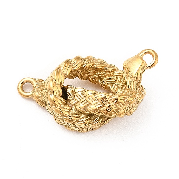PandaHall Ion Plating(IP) 304 Stainless Steel Connector Charms, Rope Links, Real 14K Gold Plated, 12x23x7mm, Hole: 1.4mm and 1.6mm 304...
PandaHall Ion Plating(IP) 304 Stainless Steel Connector Charms, Rope Links, Real 14K Gold Plated, 12x23x7mm, Hole: 1.4mm and 1.6mm 304...