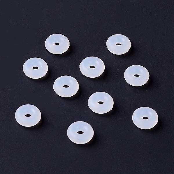 PandaHall Silicone Linking Rings, Ring, White, 7.5x3mm, Inner Diameter: 2mm Silicone Ring White
PandaHall Silicone Linking Rings, Ring, White, 7.5x3mm, Inner Diameter: 2mm Silicone Ring White