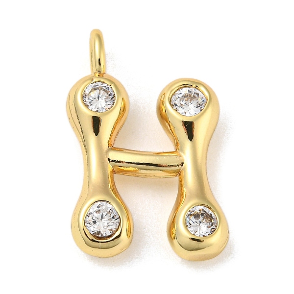 PandaHall Rack Plating Brass Micro Pave Cubic Zirconia Pendants, Cadmium Free & Lead Free, Long-Lasting Plated, Real 18K Gold Plated, Letter..., Clear
PandaHall Rack Plating Brass Micro Pave Cubic Zirconia Pendants, Cadmium Free & Lead Free, Long-Lasting Plated, Real 18K Gold Plated, Letter..., Clear