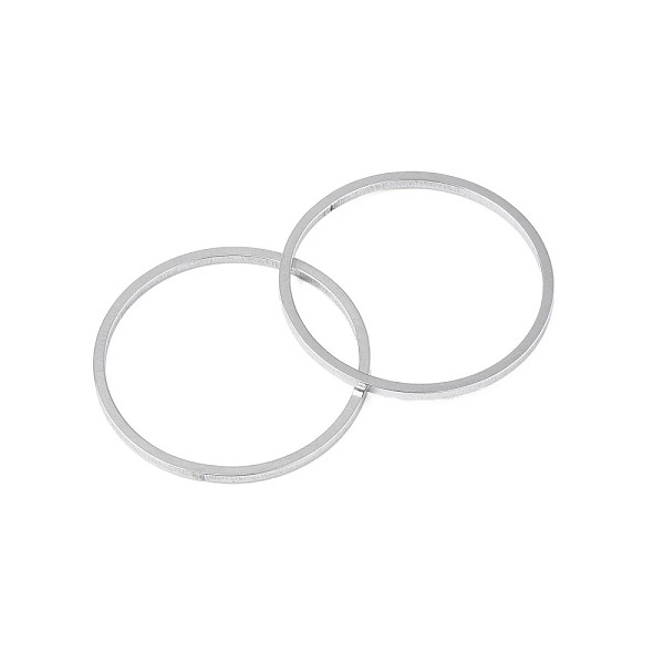 PandaHall 304 Stainless Steel Linking Ring, Stainless Steel Color, 22.5x1mm, Inner Diameter: 25mm 304 Stainless Steel Ring
PandaHall 304 Stainless Steel Linking Ring, Stainless Steel Color, 22.5x1mm, Inner Diameter: 25mm 304 Stainless Steel Ring