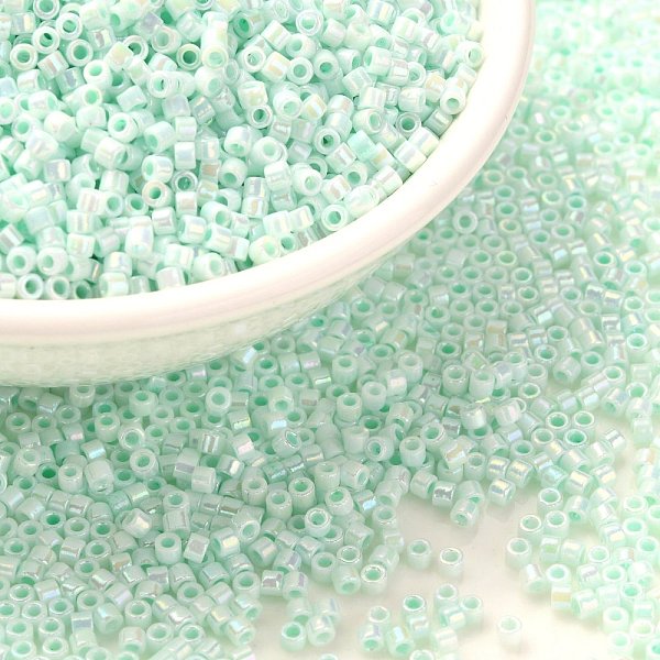 PandaHall Cylinder Seed Beads, Opaque Colours Luster, Uniform Size, Pale Turquoise, 2x1.3~1.5mm, Hole: 0.8~1mm, about 888pcs/10g Glass
PandaHall Cylinder Seed Beads, Opaque Colours Luster, Uniform Size, Pale Turquoise, 2x1.3~1.5mm, Hole: 0.8~1mm, about 888pcs/10g Glass