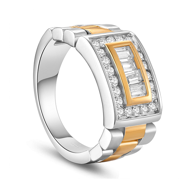 PandaHall SHEGRACE 925 Sterling Silver Finger Ring, with Watch Chain and Micro Pave AAA Cubic Zirconia Real 18K Gold Plated Rectangle..., Clear
PandaHall SHEGRACE 925 Sterling Silver Finger Ring, with Watch Chain and Micro Pave AAA Cubic Zirconia Real 18K Gold Plated Rectangle..., Clear