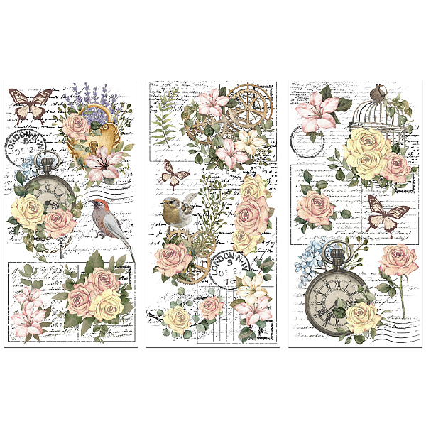 PandaHall 3 Sheets 3 Styles PVC Waterproof Decorative Stickers, Self Adhesive Decals for Furniture Decoration, Bird, 300x150mm, 1...
PandaHall 3 Sheets 3 Styles PVC Waterproof Decorative Stickers, Self Adhesive Decals for Furniture Decoration, Bird, 300x150mm, 1...