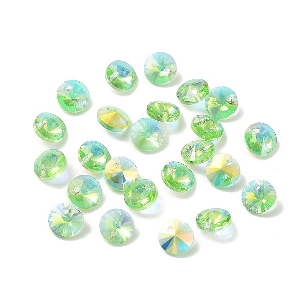 PandaHall Electroplate Transparent Glass Beads, Half Rainbown Plated, Faceted Bicone, Spring Green, 8x4mm, Hole: 0.8mm Glass Bicone
PandaHall Electroplate Transparent Glass Beads, Half Rainbown Plated, Faceted Bicone, Spring Green, 8x4mm, Hole: 0.8mm Glass Bicone