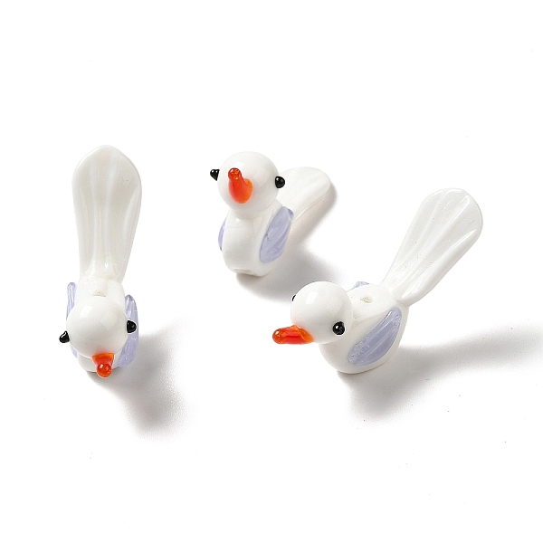 PandaHall Handmade Lampwork Beads Strands, Bird & Round, White, 5.5~25x5.5~33x5.5~10.5mm, Hole: 1.4mm, 12.68 inch(32.2cm) Lampwork Bird...
PandaHall Handmade Lampwork Beads Strands, Bird & Round, White, 5.5~25x5.5~33x5.5~10.5mm, Hole: 1.4mm, 12.68 inch(32.2cm) Lampwork Bird...