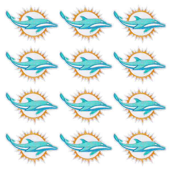 PandaHall 12 Pcs Dolphin Cloth Patches, Turquoise Dolphin Iron On Sew On Embroidered Patch Animal Cloth Patches for Hats Jackets Backpacks..., Green
PandaHall 12 Pcs Dolphin Cloth Patches, Turquoise Dolphin Iron On Sew On Embroidered Patch Animal Cloth Patches for Hats Jackets Backpacks..., Green