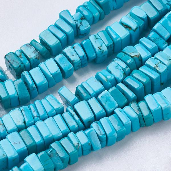 PandaHall Natural Magnesite Beads Strands, Dyed, Square Heishi Beads, Thin Slice Beads, Cyan, 5x5x1.5~3mm, Hole: 1mm, about 76pcs/strand...
PandaHall Natural Magnesite Beads Strands, Dyed, Square Heishi Beads, Thin Slice Beads, Cyan, 5x5x1.5~3mm, Hole: 1mm, about 76pcs/strand...