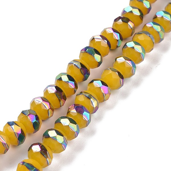 PandaHall Handmade Porcelain Beads Strands, Facted, Rondelle, Half Plated, Gold, 8x6.5mm, Hole: 1.4mm, about 66pcs/strand, 16.77 inch...
PandaHall Handmade Porcelain Beads Strands, Facted, Rondelle, Half Plated, Gold, 8x6.5mm, Hole: 1.4mm, about 66pcs/strand, 16.77 inch...