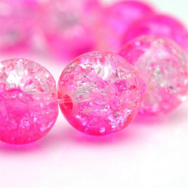 PandaHall Baking Painted Crackle Glass Bead Strands, Round, Hot Pink, 10mm, Hole: 1.3~1.6mm, about 80pcs/strand, 31.4 inch Glass Round Pink
PandaHall Baking Painted Crackle Glass Bead Strands, Round, Hot Pink, 10mm, Hole: 1.3~1.6mm, about 80pcs/strand, 31.4 inch Glass Round Pink