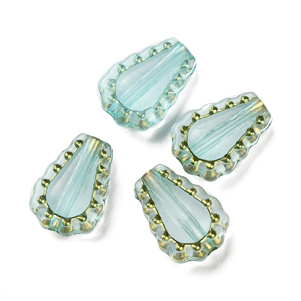PandaHall Plating Transparent Acrylic Beads, Golden Metal Enlaced, Teardrop, Pale Turquoise, 17x12x6mm, Hole: 1.8mm, 750pcs/500g Acrylic...
PandaHall Plating Transparent Acrylic Beads, Golden Metal Enlaced, Teardrop, Pale Turquoise, 17x12x6mm, Hole: 1.8mm, 750pcs/500g Acrylic...