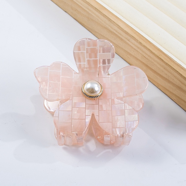 PandaHall PVC Claw Hair Clips for Women, with Plastic Beads, Flower, Dark Salmon, 67x77x51mm PVC Flower
PandaHall PVC Claw Hair Clips for Women, with Plastic Beads, Flower, Dark Salmon, 67x77x51mm PVC Flower