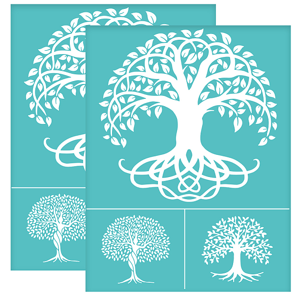 PandaHall Self-Adhesive Silk Screen Printing Stencil, for Painting on Wood, DIY Decoration T-Shirt Fabric, Turquoise, Tree of Life Pattern...
PandaHall Self-Adhesive Silk Screen Printing Stencil, for Painting on Wood, DIY Decoration T-Shirt Fabric, Turquoise, Tree of Life Pattern...