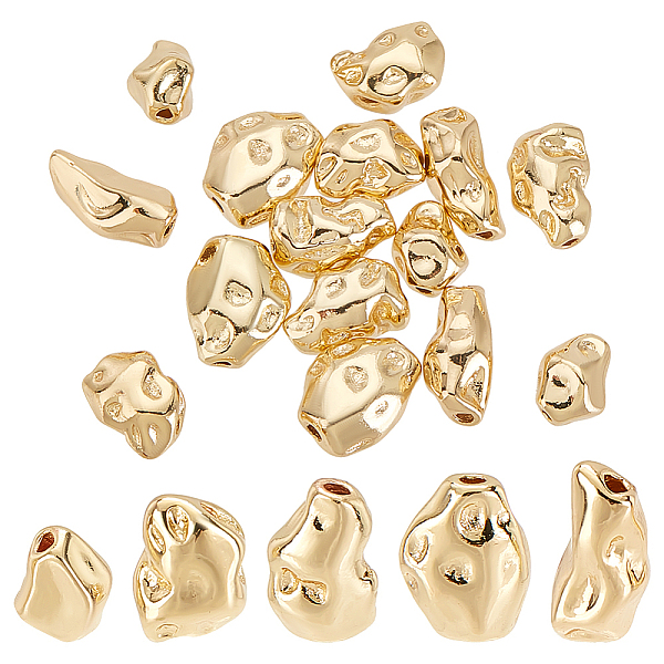 PandaHall PH 20pcs 5 Style Irregular Gold Beads, 14K Gold Plated Twist Spacer Beads Metal Spacer Beads Gold Loose Connector Beads for DIY...
PandaHall PH 20pcs 5 Style Irregular Gold Beads, 14K Gold Plated Twist Spacer Beads Metal Spacer Beads Gold Loose Connector Beads for DIY...