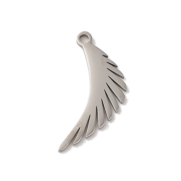 PandaHall 201 Stainless Steel Pendants, Laser Cut, Wing Charm, Stainless Steel Color, 20x10x1mm, Hole: 1.5mm 201 Stainless Steel Wing
PandaHall 201 Stainless Steel Pendants, Laser Cut, Wing Charm, Stainless Steel Color, 20x10x1mm, Hole: 1.5mm 201 Stainless Steel Wing