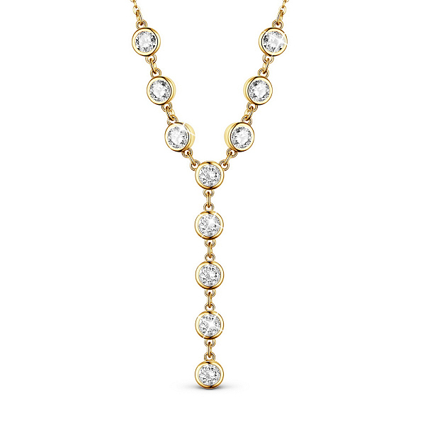 PandaHall SHEGRACE Brass Pendant Necklaces, with Grade AAA Cubic Zirconia and Cable Chains, Flat Round, Golden, 17.7 inch(45cm) Cubic..., Clear
PandaHall SHEGRACE Brass Pendant Necklaces, with Grade AAA Cubic Zirconia and Cable Chains, Flat Round, Golden, 17.7 inch(45cm) Cubic..., Clear
