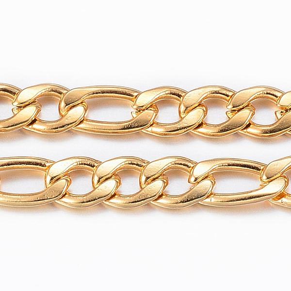 PandaHall Ion Plating(IP) 304 Stainless Steel Figaro Chains, Unwelded, with Spool, Golden, 5.5~7x4x1mm, about 65.61 Feet(20m)/roll 304...
PandaHall Ion Plating(IP) 304 Stainless Steel Figaro Chains, Unwelded, with Spool, Golden, 5.5~7x4x1mm, about 65.61 Feet(20m)/roll 304...