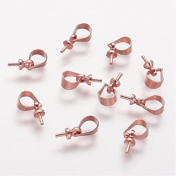 PandaHall Rack Plating Brass Peg Bails Pendants, for Half Drilled Beads, Long-Lasting Plated, Rose Gold, 6.5x3mm, Hole: 4x5mm, Pin: 0.7mm...
PandaHall Rack Plating Brass Peg Bails Pendants, for Half Drilled Beads, Long-Lasting Plated, Rose Gold, 6.5x3mm, Hole: 4x5mm, Pin: 0.7mm...
