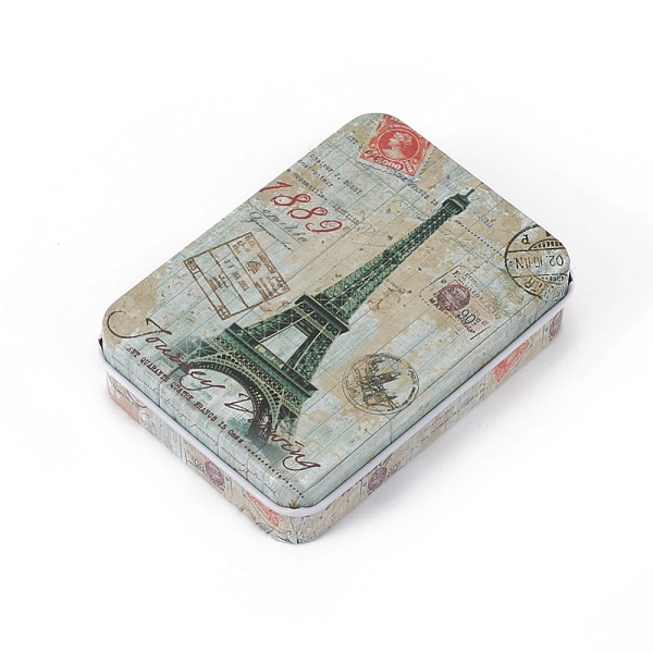 PandaHall Tinplate Storage Box, Jewelry Box, for DIY Candles, Dry Storage, Spices, Tea, Candy, Party Favors, Rectangle with Eiffel Tower...
PandaHall Tinplate Storage Box, Jewelry Box, for DIY Candles, Dry Storage, Spices, Tea, Candy, Party Favors, Rectangle with Eiffel Tower...
