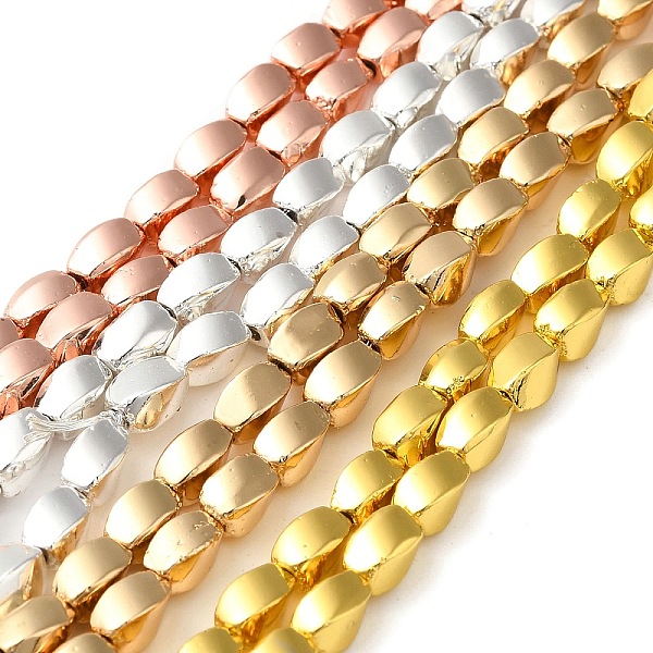 PandaHall Electroplated Synthetic Non-magnetic Hematite Beads Strands, Twist Rectangle, Mixed Color, 7x4.5x4.5mm, Hole: 1.2mm, about...
PandaHall Electroplated Synthetic Non-magnetic Hematite Beads Strands, Twist Rectangle, Mixed Color, 7x4.5x4.5mm, Hole: 1.2mm, about...