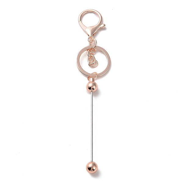 PandaHall Alloy Bar Beadable Keychain for Jewelry Making DIY Crafts, with Alloy Lobster Clasps and Iron Ring, Rose Gold, 15.5~15.8cm Alloy
PandaHall Alloy Bar Beadable Keychain for Jewelry Making DIY Crafts, with Alloy Lobster Clasps and Iron Ring, Rose Gold, 15.5~15.8cm Alloy