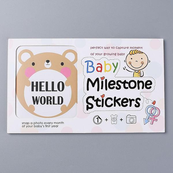 PandaHall Baby Skill Milestone Stickers, with Word, for Baby Girl , Animal Pattern, 220x110mm, 2pc/Sheet, 12pcs/Set Paper Other Animal..., Multicolor
PandaHall Baby Skill Milestone Stickers, with Word, for Baby Girl , Animal Pattern, 220x110mm, 2pc/Sheet, 12pcs/Set Paper Other Animal..., Multicolor