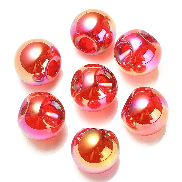 PandaHall UV Plating Rainbow Iridescent Acrylic Beads, Round, Top Drilled, Red, 19x19x19mm, Hole: 3mm Acrylic Round Red
PandaHall UV Plating Rainbow Iridescent Acrylic Beads, Round, Top Drilled, Red, 19x19x19mm, Hole: 3mm Acrylic Round Red