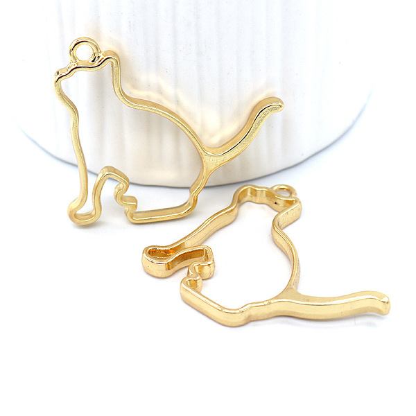 PandaHall Alloy Open Back Bezel Cat Shape Pendants, for DIY UV Resin, Epoxy Resin, Pressed Flower Jewelry, Golden, 42x37x3.5mm Alloy Cat...
PandaHall Alloy Open Back Bezel Cat Shape Pendants, for DIY UV Resin, Epoxy Resin, Pressed Flower Jewelry, Golden, 42x37x3.5mm Alloy Cat...