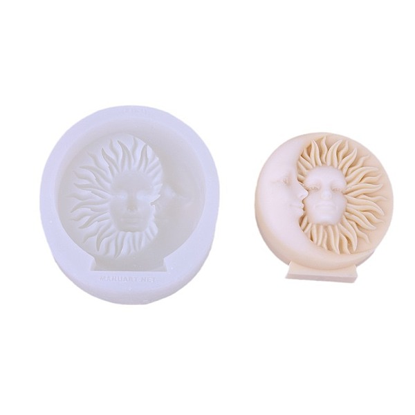 PandaHall Moon & Sun DIY Candle Silicone Statue Molds, for Portrait Sculpture Portrait Sculpture Scented Candle Making, White, 11.8x11.2cm...
PandaHall Moon & Sun DIY Candle Silicone Statue Molds, for Portrait Sculpture Portrait Sculpture Scented Candle Making, White, 11.8x11.2cm...