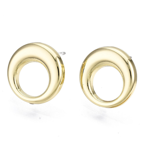 PandaHall Alloy Stud Earring Findings, with Steel Pin, Ring with Plastic Protective Sleeve, Light Gold, 13mm, Hole: 7mm, Pin: 0.7mm Alloy...
PandaHall Alloy Stud Earring Findings, with Steel Pin, Ring with Plastic Protective Sleeve, Light Gold, 13mm, Hole: 7mm, Pin: 0.7mm Alloy...