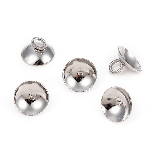 PandaHall 201 Stainless Steel Bead Cap Pendant Bails, for Globe Glass Bubble Cover Pendants, Stainless Steel Color, 7x10mm, Hole: 3mm 201...
PandaHall 201 Stainless Steel Bead Cap Pendant Bails, for Globe Glass Bubble Cover Pendants, Stainless Steel Color, 7x10mm, Hole: 3mm 201...