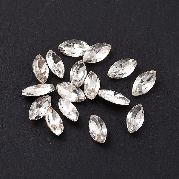 PandaHall Glass Rhinestone Cabochons, Pointed Back & Silver Back Plated, Horse Eye, Crystal, 6x3x2mm Glass Rhinestone Horse Eye Clear
PandaHall Glass Rhinestone Cabochons, Pointed Back & Silver Back Plated, Horse Eye, Crystal, 6x3x2mm Glass Rhinestone Horse Eye Clear