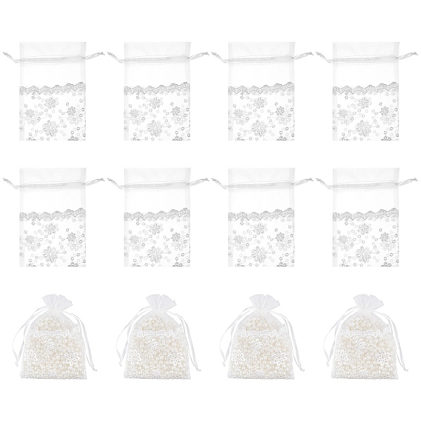 PandaHall Lace Organza Drawstring Gift Bags, Jewelry Pouches, for Baby Shower, Bridal Shower, Wedding Favors, Rectangle, White, 23x16cm...
PandaHall Lace Organza Drawstring Gift Bags, Jewelry Pouches, for Baby Shower, Bridal Shower, Wedding Favors, Rectangle, White, 23x16cm...