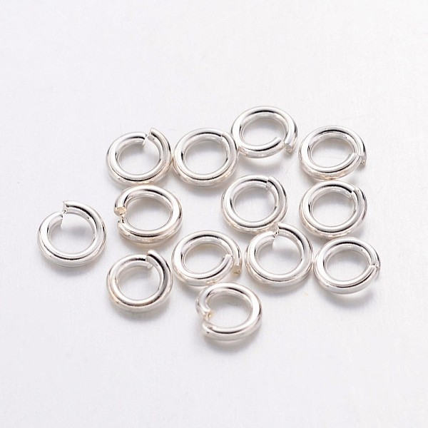PandaHall Silver Color Plated Brass Open Jump Rings, 20 Gauge, 4x0.8mm, Inner Diameter: 2.4mm, about 260pcs/10g Brass
PandaHall Silver Color Plated Brass Open Jump Rings, 20 Gauge, 4x0.8mm, Inner Diameter: 2.4mm, about 260pcs/10g Brass