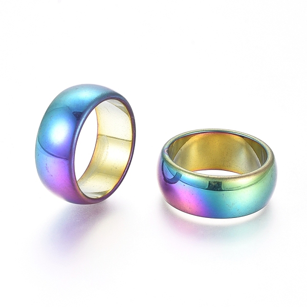 PandaHall Non-magnetic Synthetic Hematite Rings, Vacuum Plating, Rainbow Plated, US Size 12 1/4(21.5mm) Non-magnetic Hematite
PandaHall Non-magnetic Synthetic Hematite Rings, Vacuum Plating, Rainbow Plated, US Size 12 1/4(21.5mm) Non-magnetic Hematite