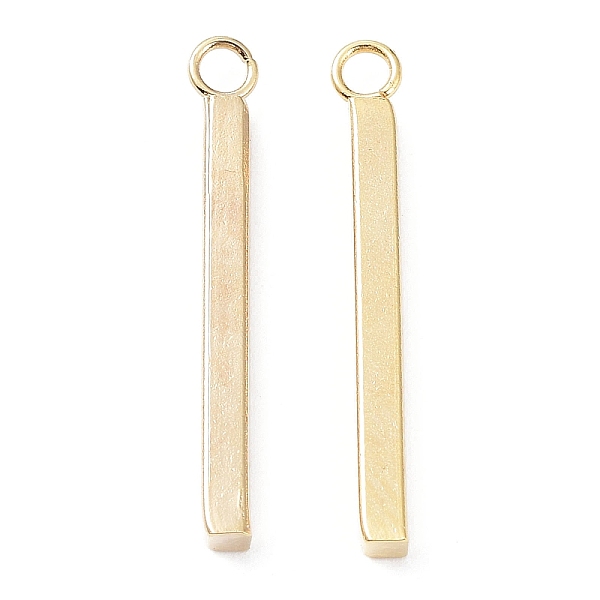 PandaHall 304 Stainless Steel Pendants, Bar Charm, Real 24K Gold Plated, 23x2x2mm, Hole: 1.8mm 304 Stainless Steel Others
PandaHall 304 Stainless Steel Pendants, Bar Charm, Real 24K Gold Plated, 23x2x2mm, Hole: 1.8mm 304 Stainless Steel Others