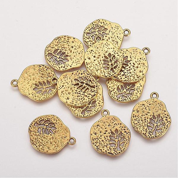 PandaHall Tibetan Style Alloy Pendants, Cadmium Free & Lead Free, Flat Round with Leaf, Antique Golden, 22x18x1mm, Hole: 1mm Alloy Flat...
PandaHall Tibetan Style Alloy Pendants, Cadmium Free & Lead Free, Flat Round with Leaf, Antique Golden, 22x18x1mm, Hole: 1mm Alloy Flat...