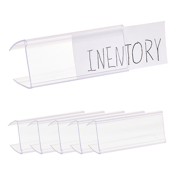 PandaHall PVC Tag Holder, with Blank Coated Paper, Clear, 26.5x60x26mm, Inner Size: 15~25mm, 100pcs Plastic Clear
PandaHall PVC Tag Holder, with Blank Coated Paper, Clear, 26.5x60x26mm, Inner Size: 15~25mm, 100pcs Plastic Clear