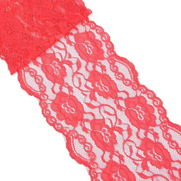 PandaHall Stretch Elastic Lace Trim, Floral Pattern Lace Ribbon, for Sewing, Dress Decoration and Gift Wrapping, Red, 150mm Polyester Red
PandaHall Stretch Elastic Lace Trim, Floral Pattern Lace Ribbon, for Sewing, Dress Decoration and Gift Wrapping, Red, 150mm Polyester Red