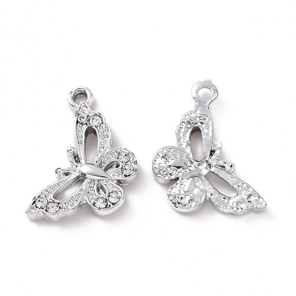 PandaHall Alloy Crystal Rhinestone Pendants, Butterfly Charms, Platinum, 20.5x12.5x2.5mm, Hole: 1.6mm Alloy+Rhinestone Butterfly Clear
PandaHall Alloy Crystal Rhinestone Pendants, Butterfly Charms, Platinum, 20.5x12.5x2.5mm, Hole: 1.6mm Alloy+Rhinestone Butterfly Clear