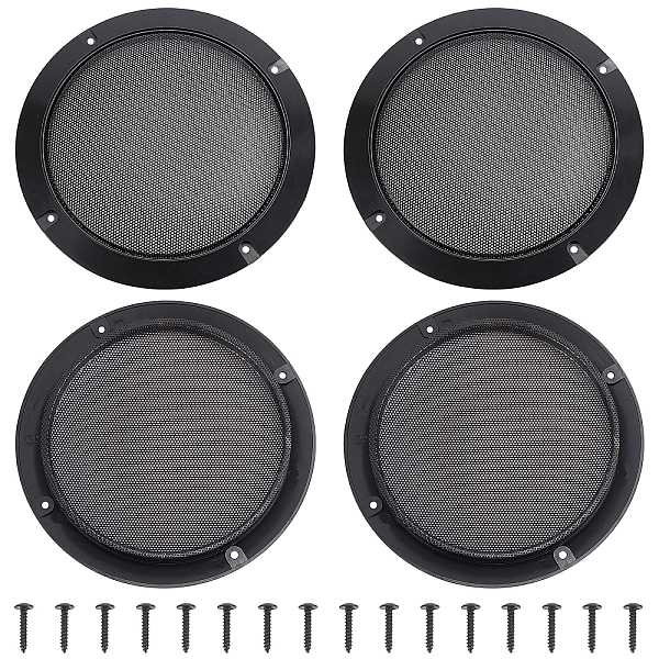 PandaHall OLYCRAFT 4 Set Audio Speaker Cover Mesh 16.5 cm Speaker Grill Cover Mesh Flat Round Speaker Grill Decorative Circle With Screws...
PandaHall OLYCRAFT 4 Set Audio Speaker Cover Mesh 16.5 cm Speaker Grill Cover Mesh Flat Round Speaker Grill Decorative Circle With Screws...