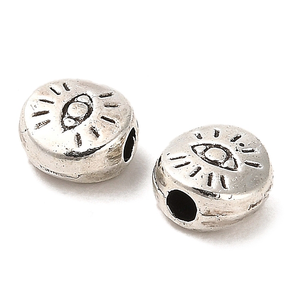 PandaHall Tibetan Style Alloy Beads, Cadmium Free & Lead Free, Flat Round, Antique Silver, 6x3mm, Hole: 1.6mm Alloy Flat Round
PandaHall Tibetan Style Alloy Beads, Cadmium Free & Lead Free, Flat Round, Antique Silver, 6x3mm, Hole: 1.6mm Alloy Flat Round