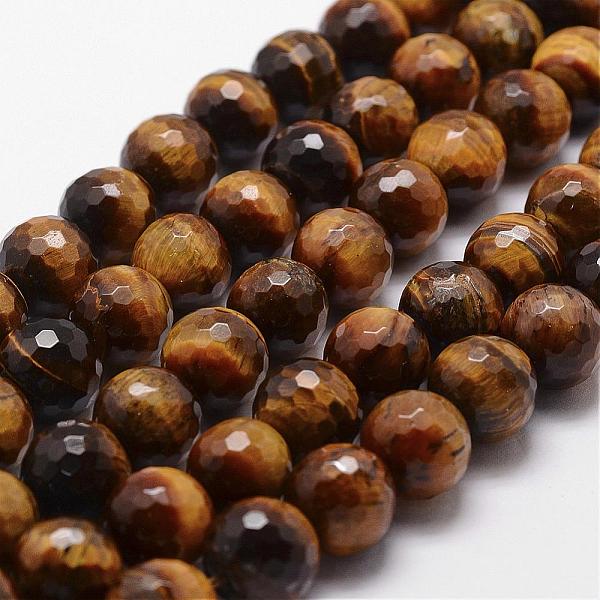PandaHall Natural Tiger Eye Beads Strands, Grade A, Faceted, Round, 8mm, Hole: 1mm, about 44pcs/strand, 14.9 inch~15.1 inch Tiger Eye Round..., Gold
PandaHall Natural Tiger Eye Beads Strands, Grade A, Faceted, Round, 8mm, Hole: 1mm, about 44pcs/strand, 14.9 inch~15.1 inch Tiger Eye Round..., Gold