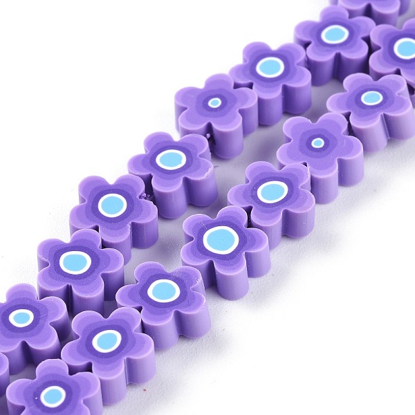 PandaHall Handmade Flower Printed Polymer Clay Beads Strands, Flower, Purple, 9.6x4mm, Hole: 1.4mm, about 38pcs/Strand, 12.99''(33cm)...
PandaHall Handmade Flower Printed Polymer Clay Beads Strands, Flower, Purple, 9.6x4mm, Hole: 1.4mm, about 38pcs/Strand, 12.99''(33cm)...