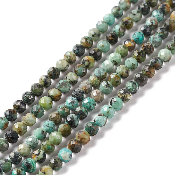PandaHall Natural African Turquoise(Jasper) Beads Strands, Faceted, Round, 4mm, Hole: 0.8mm, about 91~97pcs/strand, 15.35 inch(39cm) African...
PandaHall Natural African Turquoise(Jasper) Beads Strands, Faceted, Round, 4mm, Hole: 0.8mm, about 91~97pcs/strand, 15.35 inch(39cm) African...