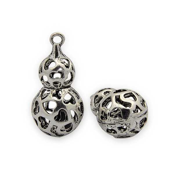 PandaHall Brass Vegetables Pendants, Hollow Calabash, Nickel Free, Antique Silver, 25x12x6mm, Hole: 2mm Brass Vegetables
PandaHall Brass Vegetables Pendants, Hollow Calabash, Nickel Free, Antique Silver, 25x12x6mm, Hole: 2mm Brass Vegetables
